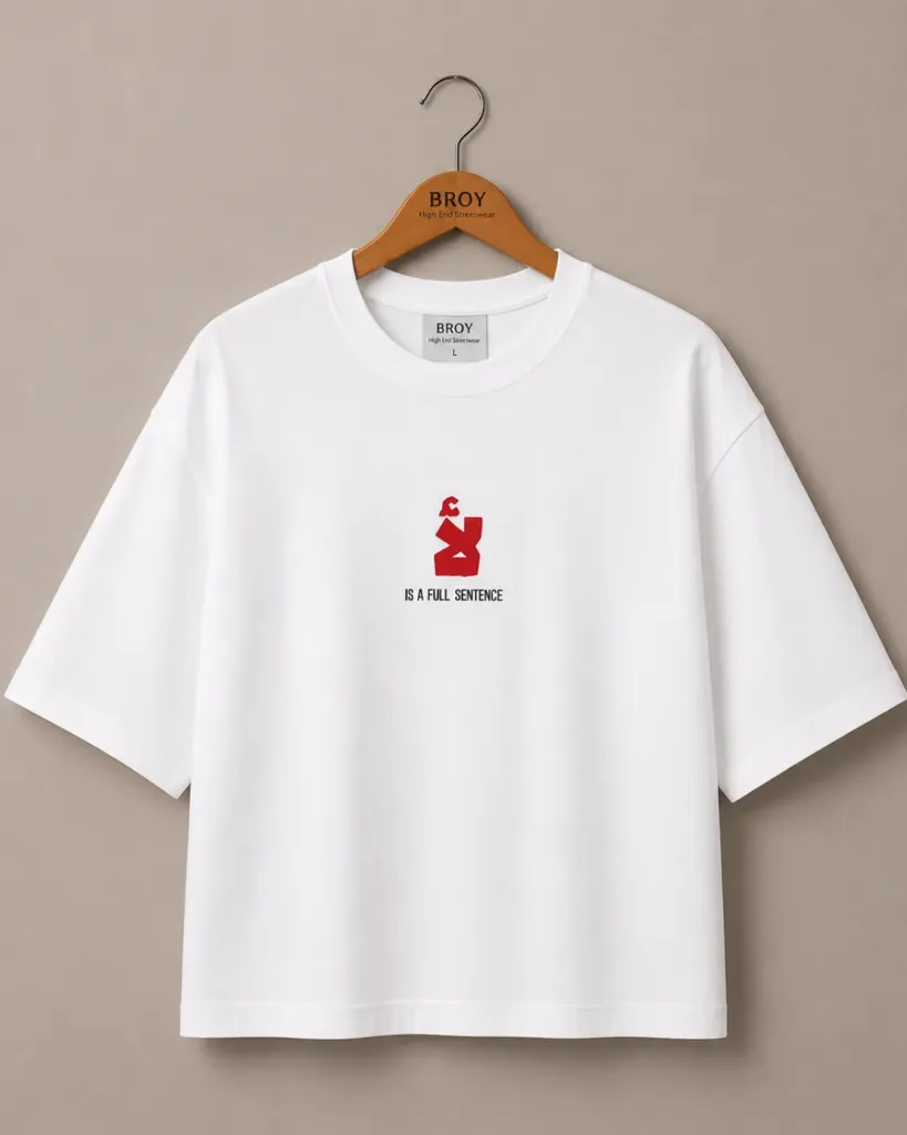 T-shirt لأ (Blanc, S (38-40), Top)