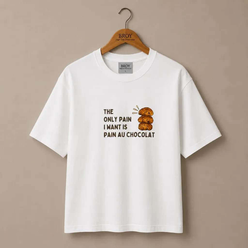 T-shirt Pain chocolat (Noir, XS (36), Top)