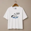 T-shirt oversize أنا تمام